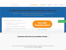 Tablet Screenshot of omni-translation.com